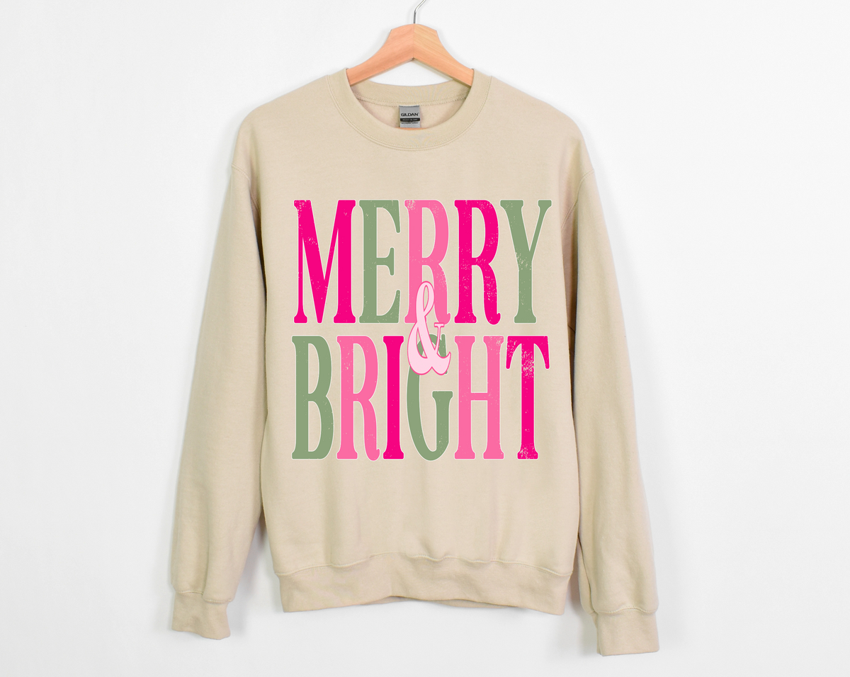 Holly Jolly/Merry & Bright Sweatshirts