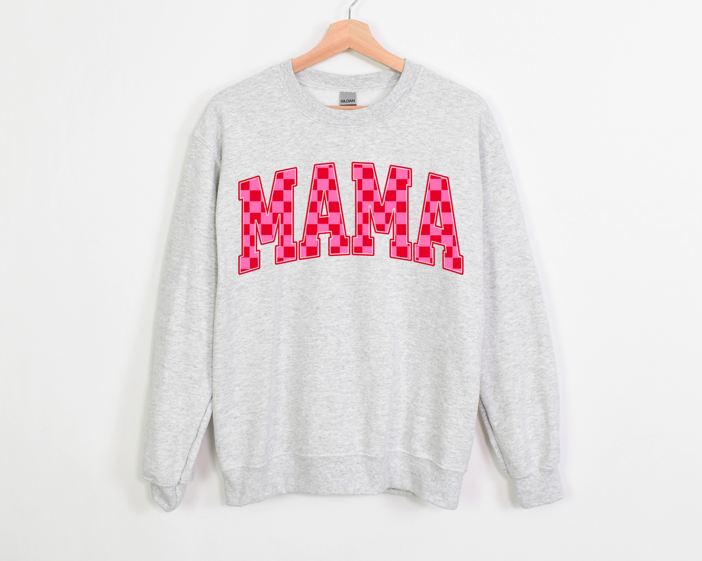 Pink & Red Checkered Mama