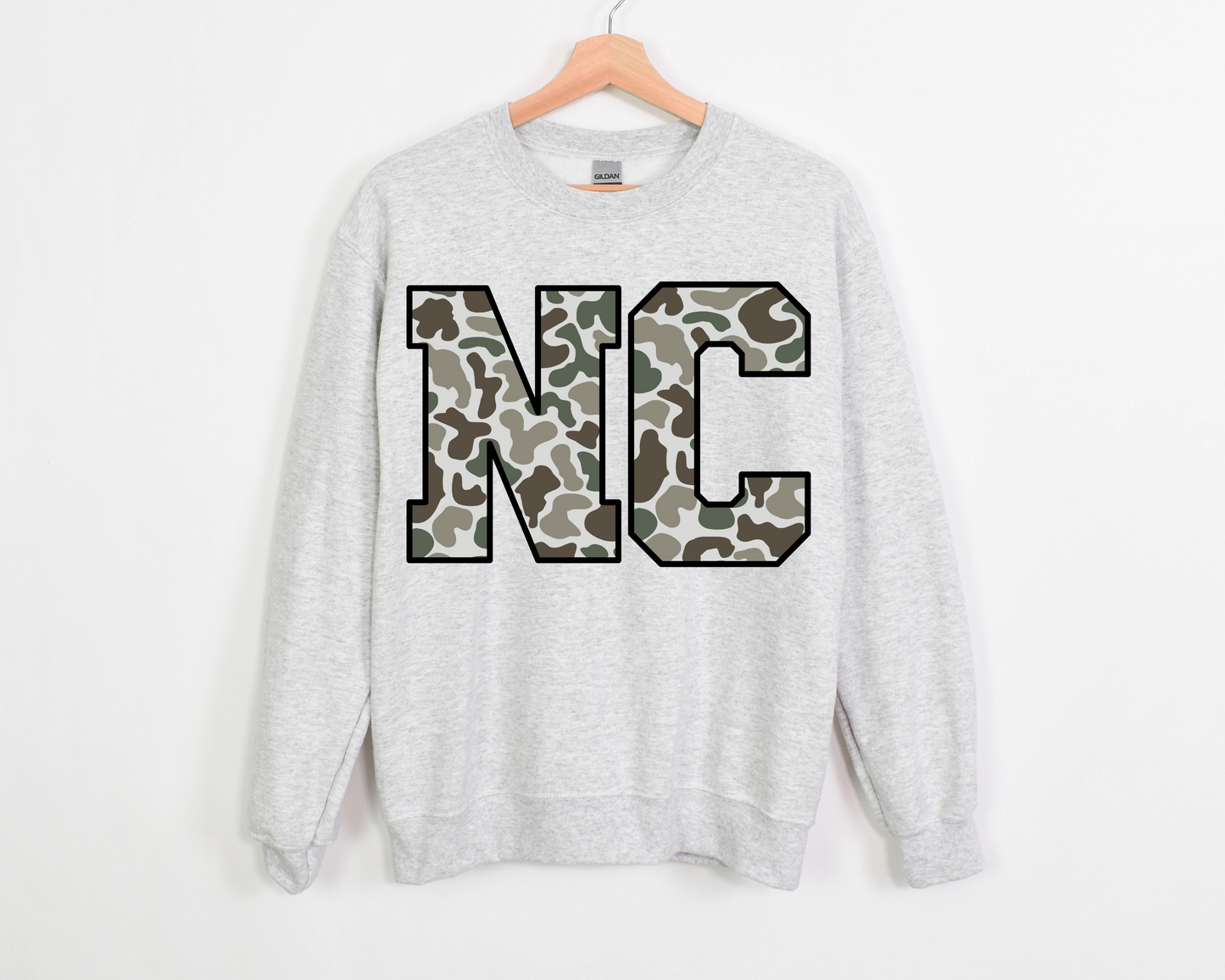 Custom State Camo Crewnecks