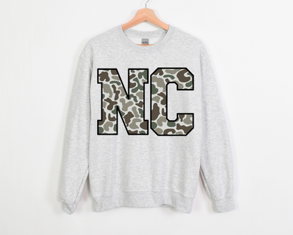 Custom State Camo Crewnecks
