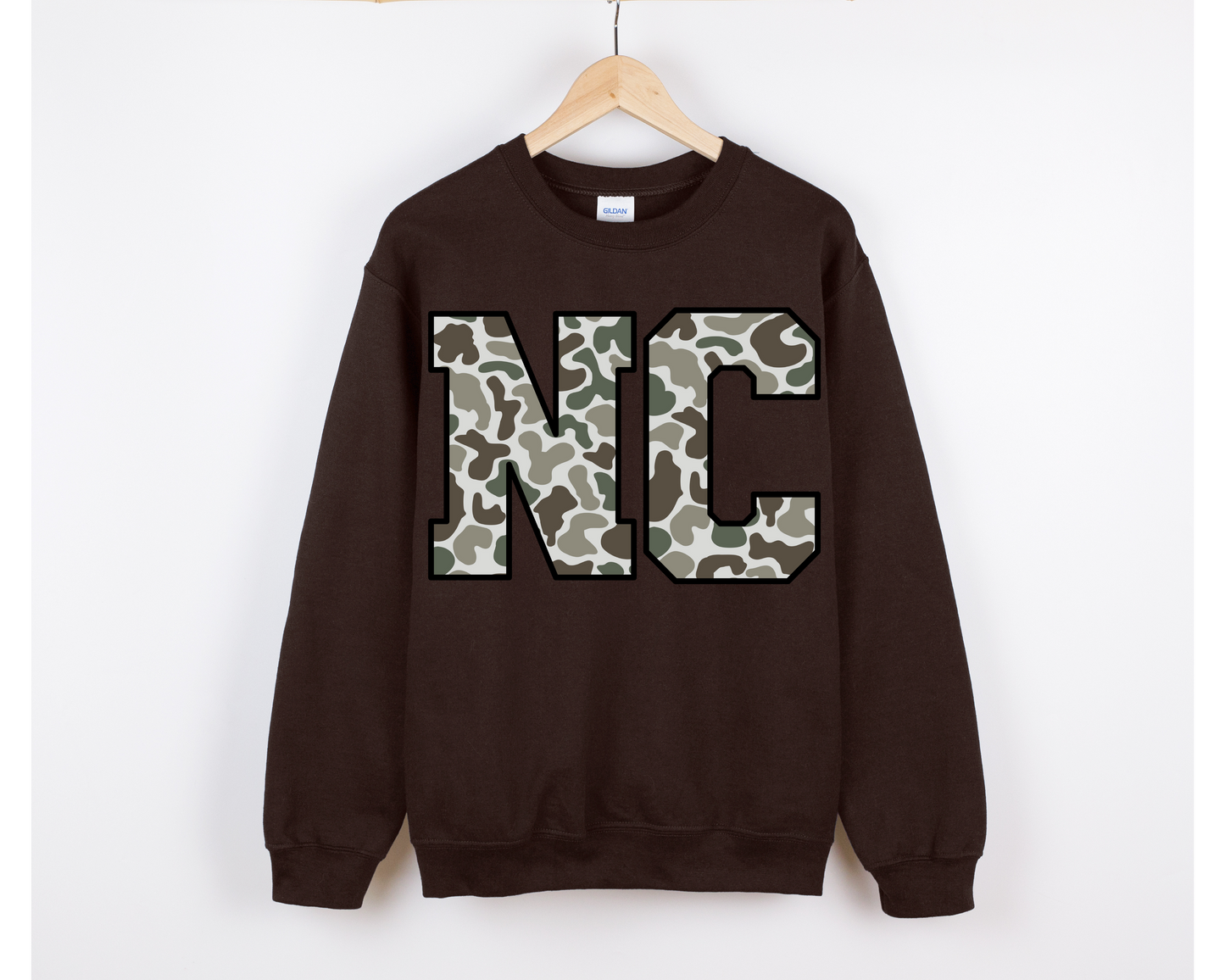 Custom State Camo Crewnecks