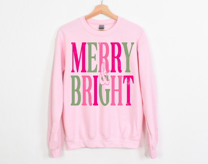 Holly Jolly/Merry & Bright Sweatshirts