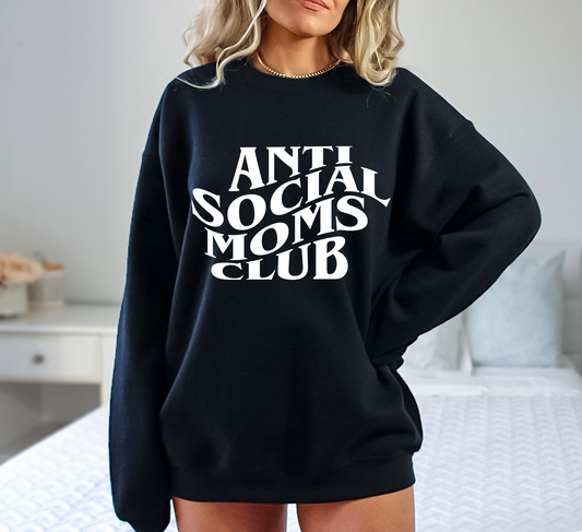 Anti Social Moms Club White