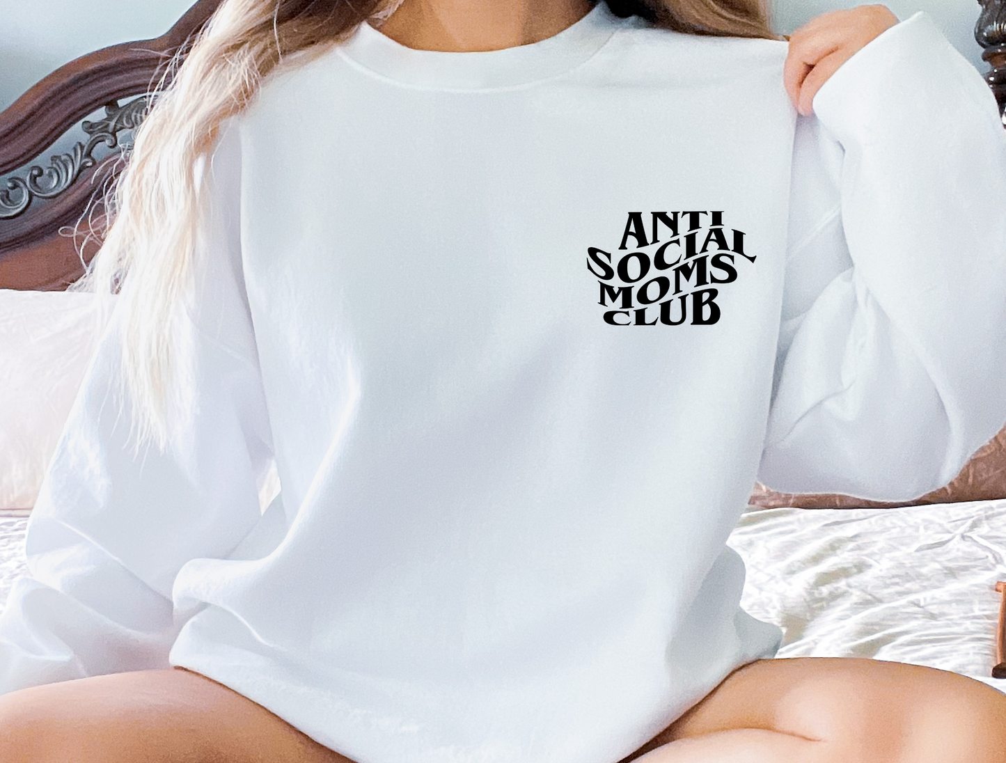 Anti Social Moms Club Black